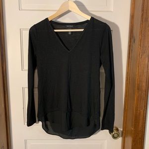 White House Black Market Tulip Back Shirt